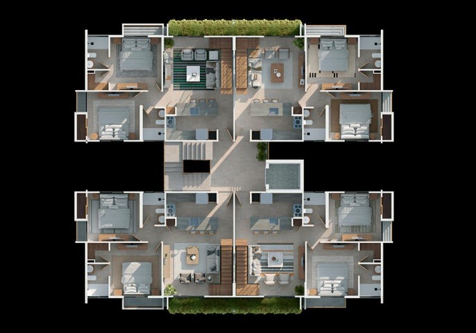 apartamentos - Proyecto en venta Punta Cana #23-2226 dos dormitorios, piscina, jacuzzi, ascenso 5
