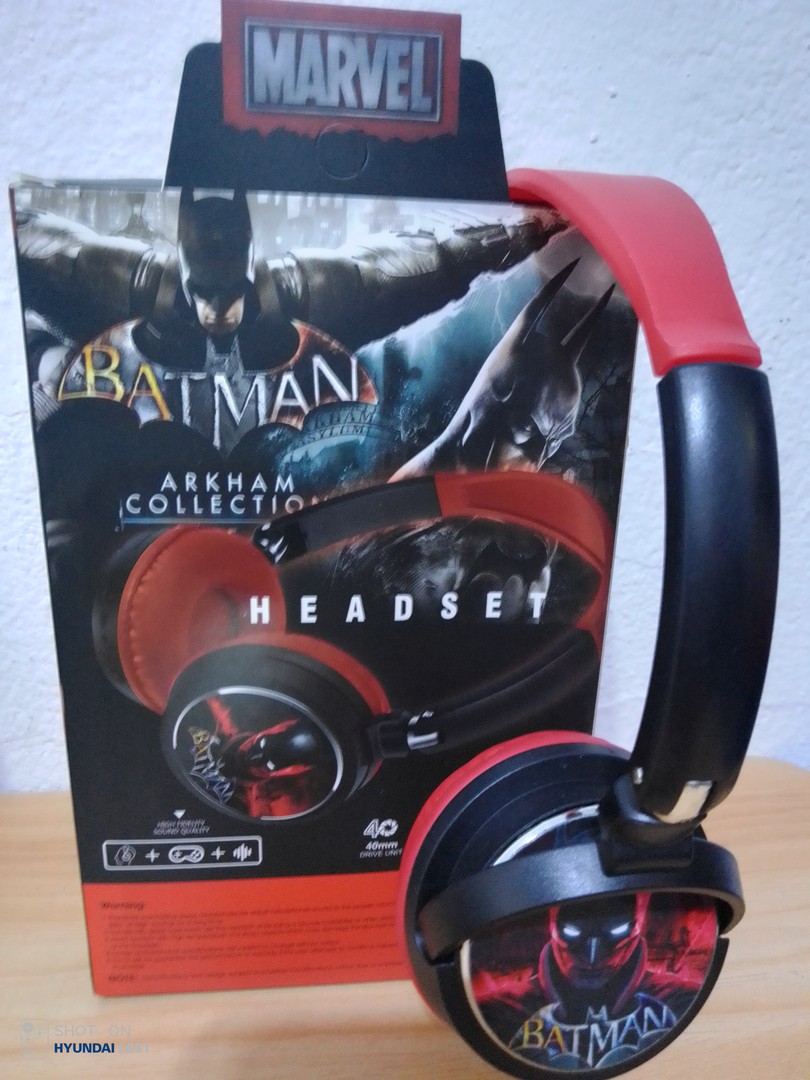 accesorios para electronica - AUDIFONO INALÁMBRICO PARA NIÑO  BATMAN AH-801B 5