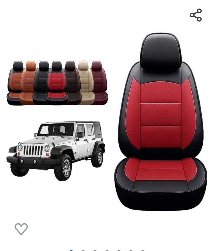 accesorios para vehiculos - Vendo Forros de Asientos para Jeep Wrangler 2018 a 2023 Vinyl Optimas RD$ 7,500  0