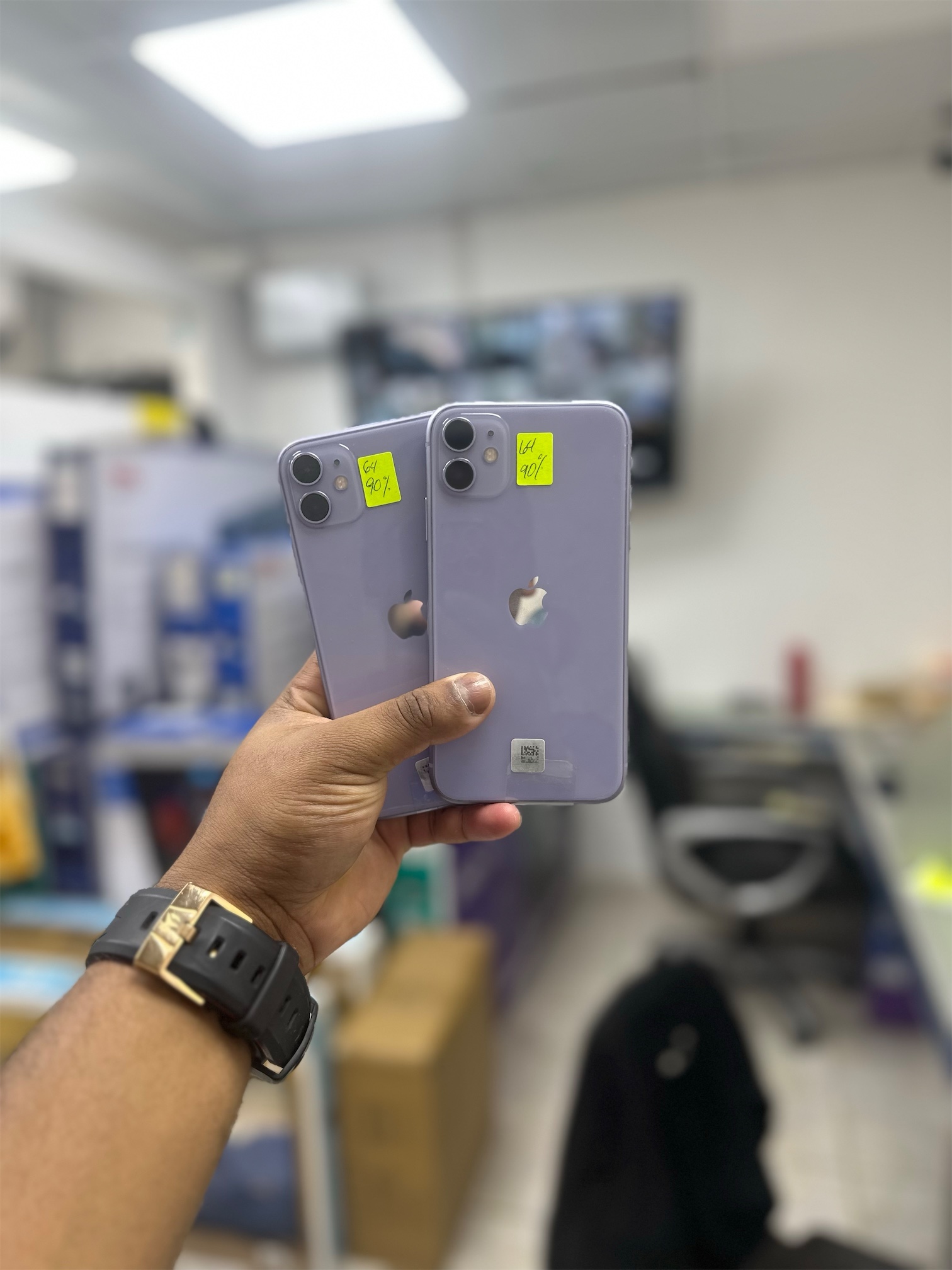 celulares y tabletas - iPhone 11 64gb factory MORADO 