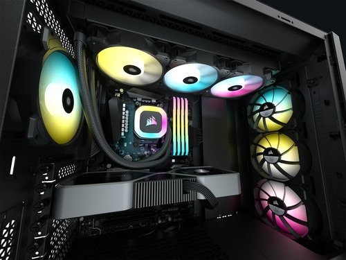 accesorios para electronica - Refrigeracion Cooling Liquido Corsair HYDRO H150 RGB 360MM Led 2