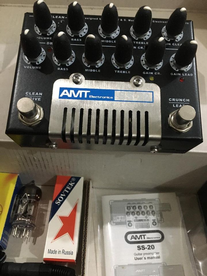 instrumentos musicales - AMT Electronics SS-20 – Preamplificador de guitarr