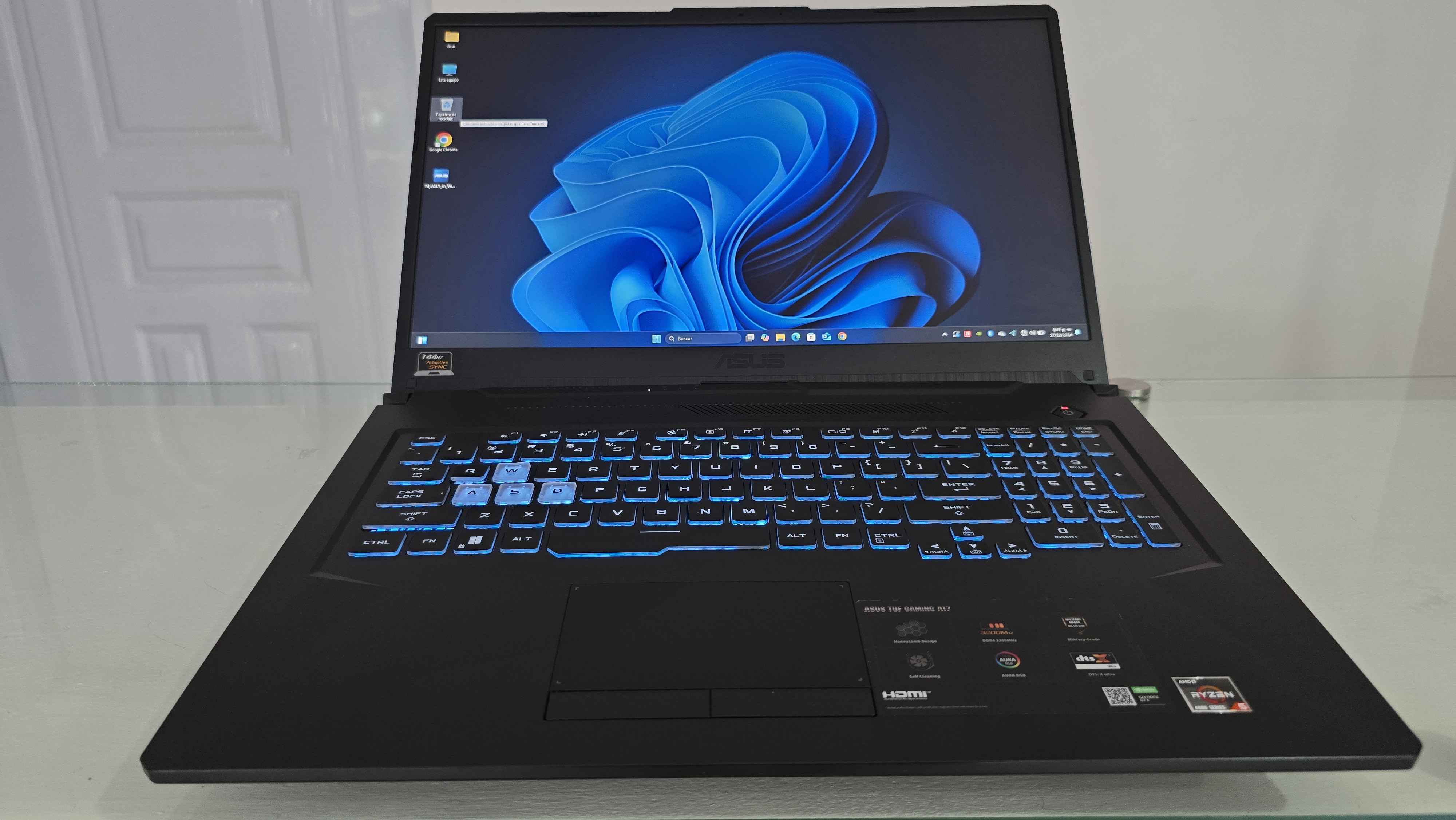 computadoras y laptops - Asus Gamer 17 Pulg Ryzen 5 Ram 16gb ddr4 Disco 512gb SSD Nvidea Gtx 1650 4gb 