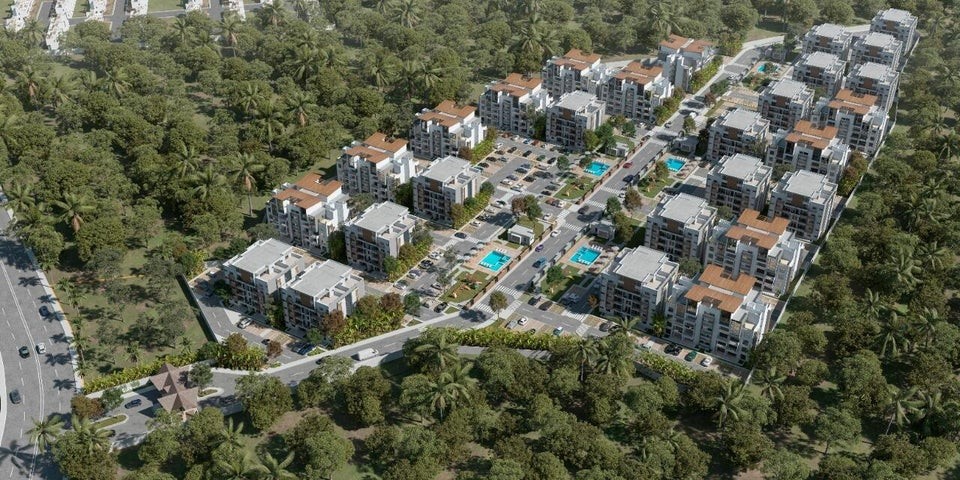 apartamentos - Proyecto en venta Punta Cana #23-2226 dos dormitorios, piscina, jacuzzi, ascenso 2