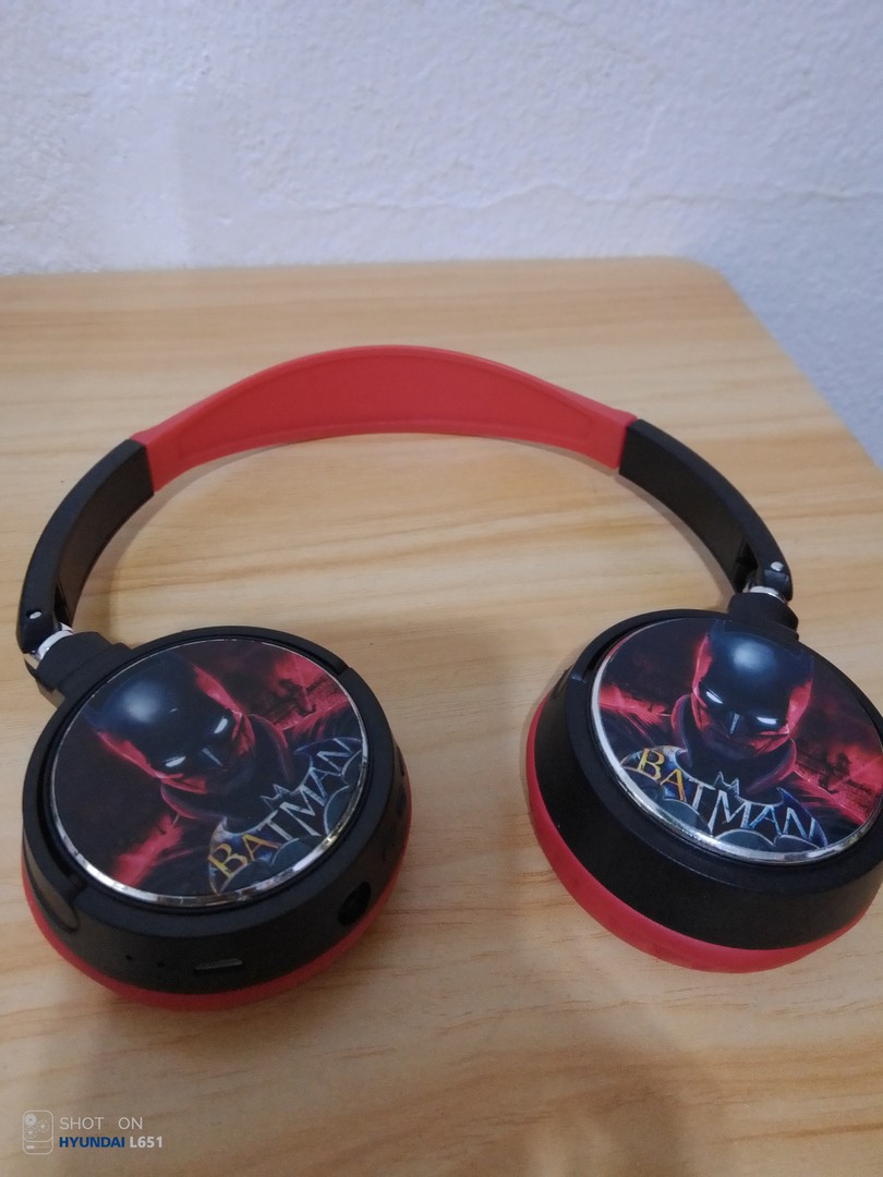 accesorios para electronica - AUDIFONO INALÁMBRICO PARA NIÑO  BATMAN AH-801B 2