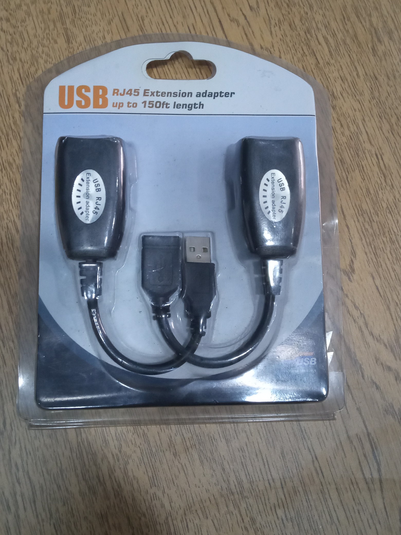 accesorios para electronica - Adaptador de extensión USB RJ45 de hasta 150 pies de longitud