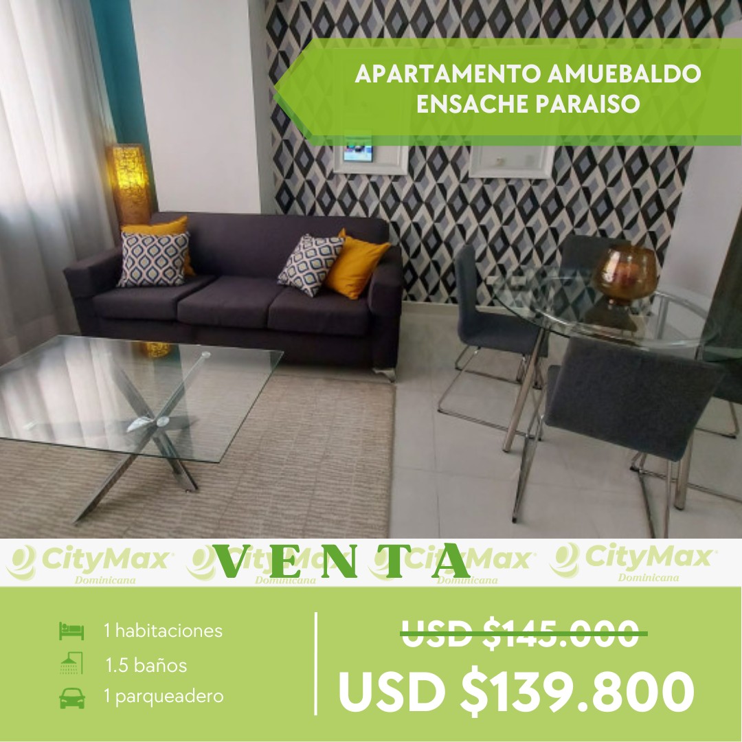 apartamentos - GRAN OPORTUNIDAD!
 Apartamento en venta  moderno apartamento amueblado