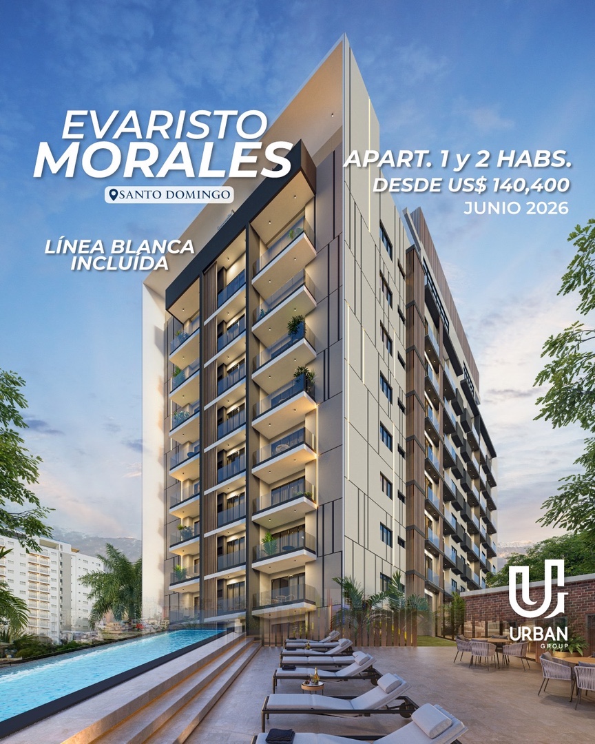 apartamentos - Lujo y confort en un solo lugar apartamentos en planos en Evaristo Morales  2