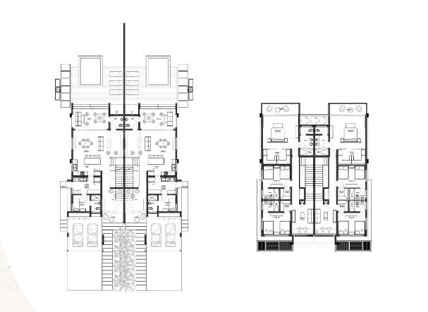 casas - Proyecto en venta Punta Cana #24-494 tres Hab. jardin privado, piscina, aires A. 4