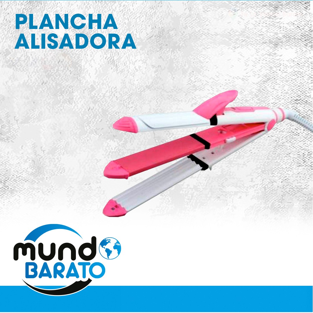 salud y belleza - Plancha Rizadora Y Alaciadora Nova 2 En 1 Pinza Rizador Enruladora 0