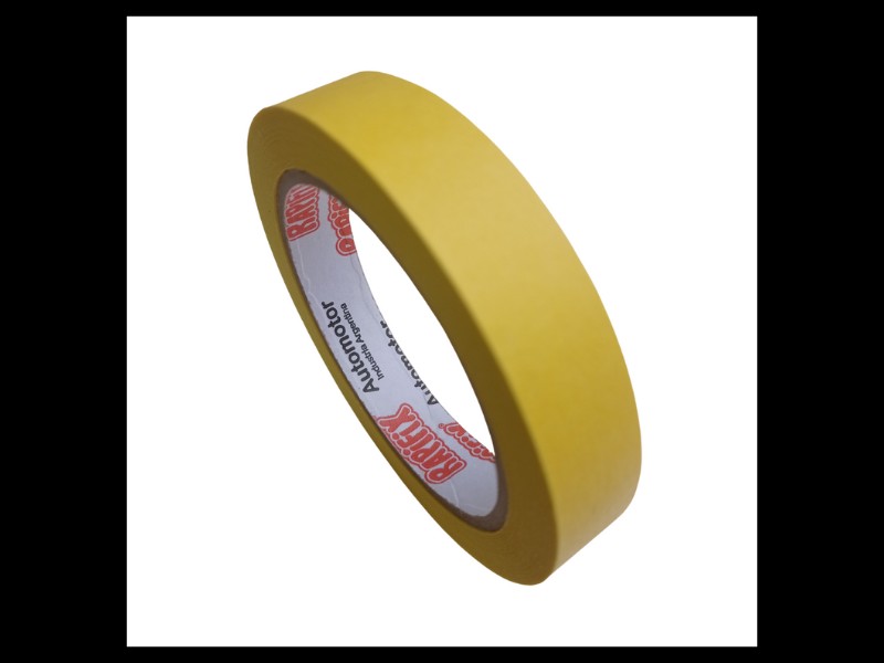 accesorios para vehiculos - Masking tape para carros verde, amarilla o blanca 3/8'’ (Caja de 48 unidades)