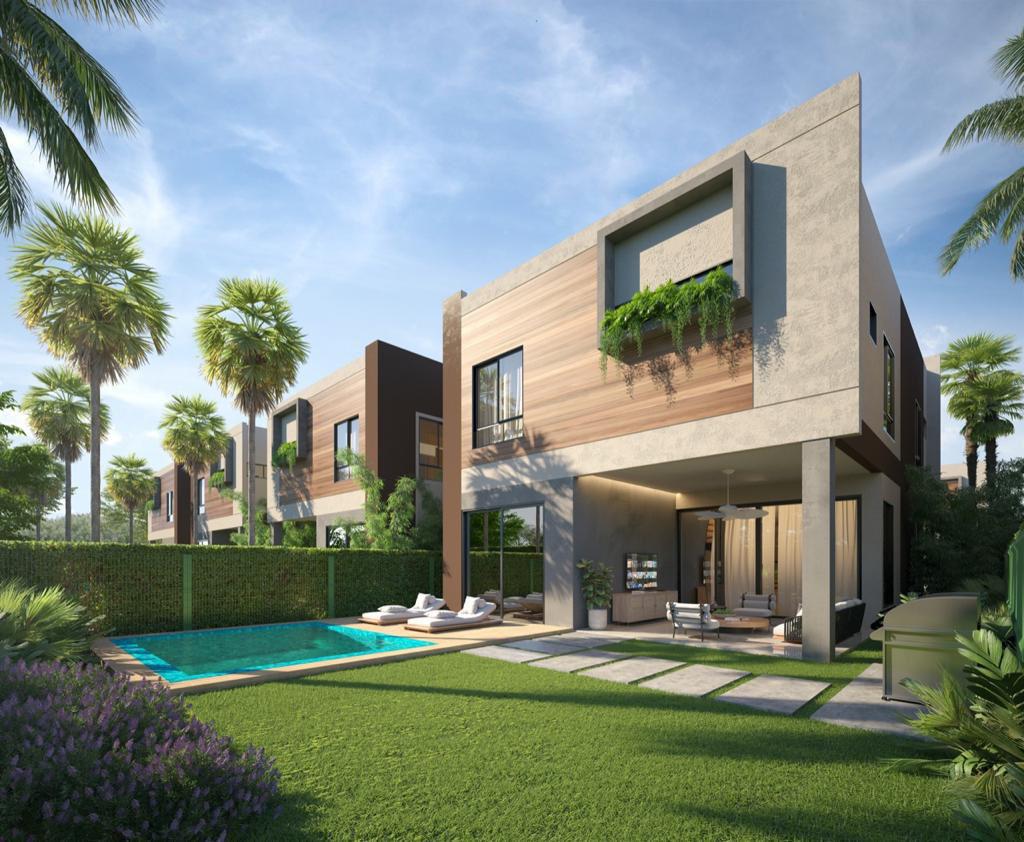 casas vacacionales y villas - Green Garden Villas: Espacios Modernos en el Corazón de Vista Cana 1