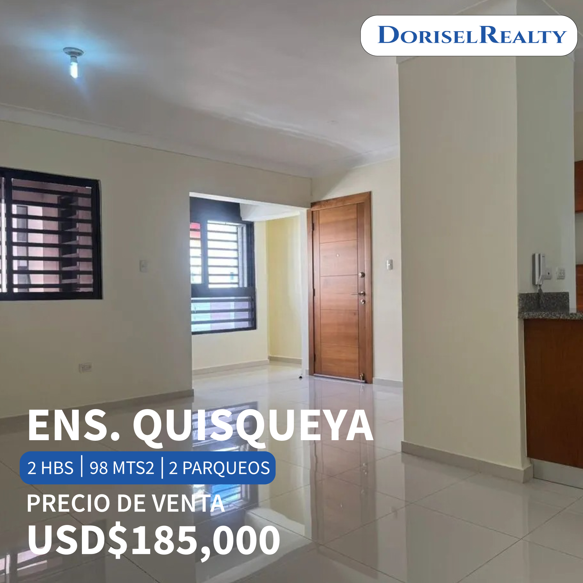 apartamentos - VENTA DE PRECIOSO APARTAMENTO EN ENS. QUISQUEYA 0