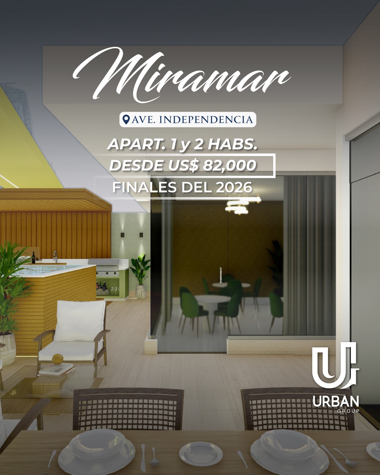 apartamentos - Apartamentos en la Independencia desde US$82,000 2