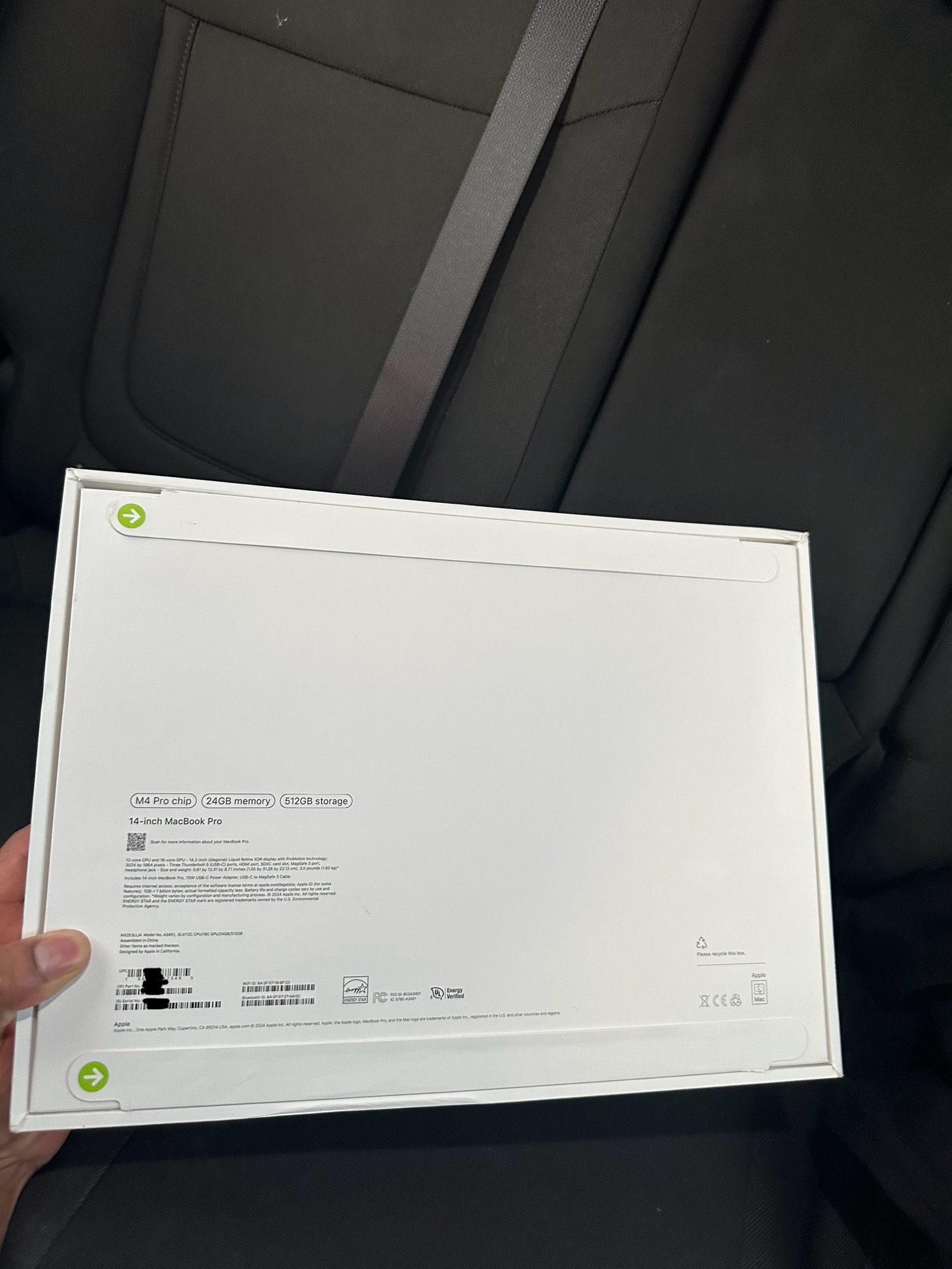 computadoras y laptops - MacBook Pro (14-inch, 2025) M4 Pro 24GB 512GB SSD - SELLADA 1