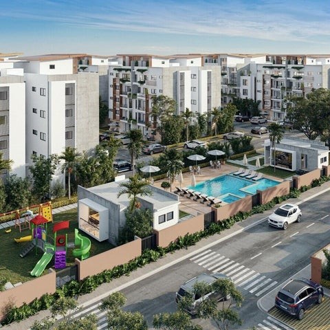 apartamentos - Proyecto en venta Punta Cana #23-2226 dos dormitorios, piscina, jacuzzi, ascenso 4