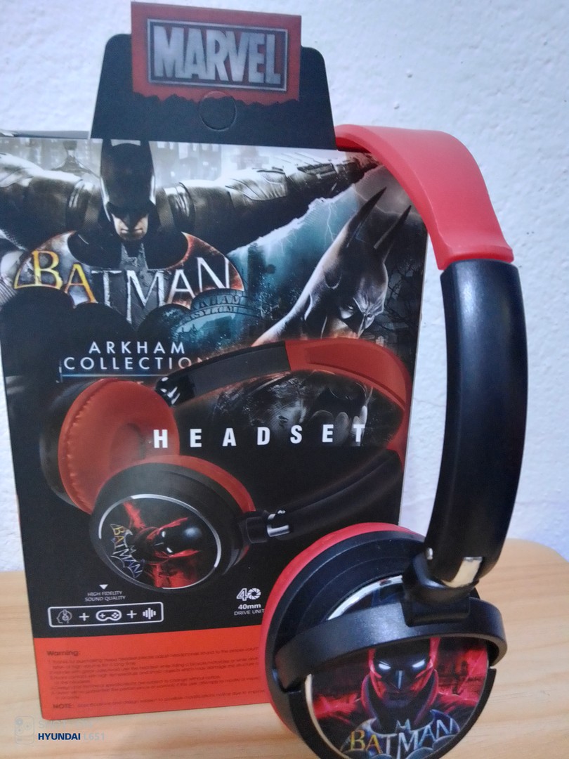 accesorios para electronica - AUDIFONO INALÁMBRICO PARA NIÑO  BATMAN AH-801B 4