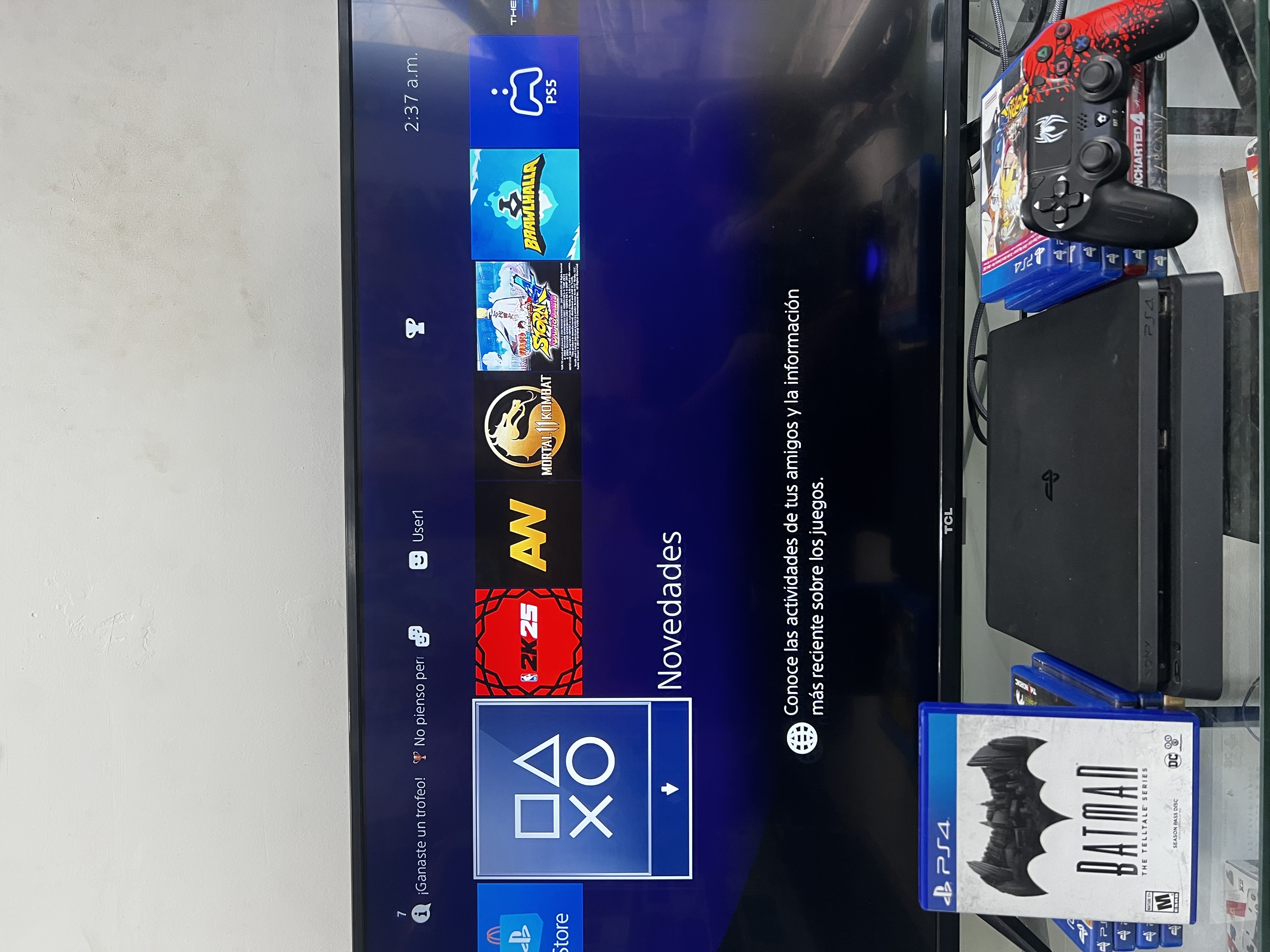 consolas y videojuegos - oferta ps4 slim 1Tb + juego + control y garantía  1