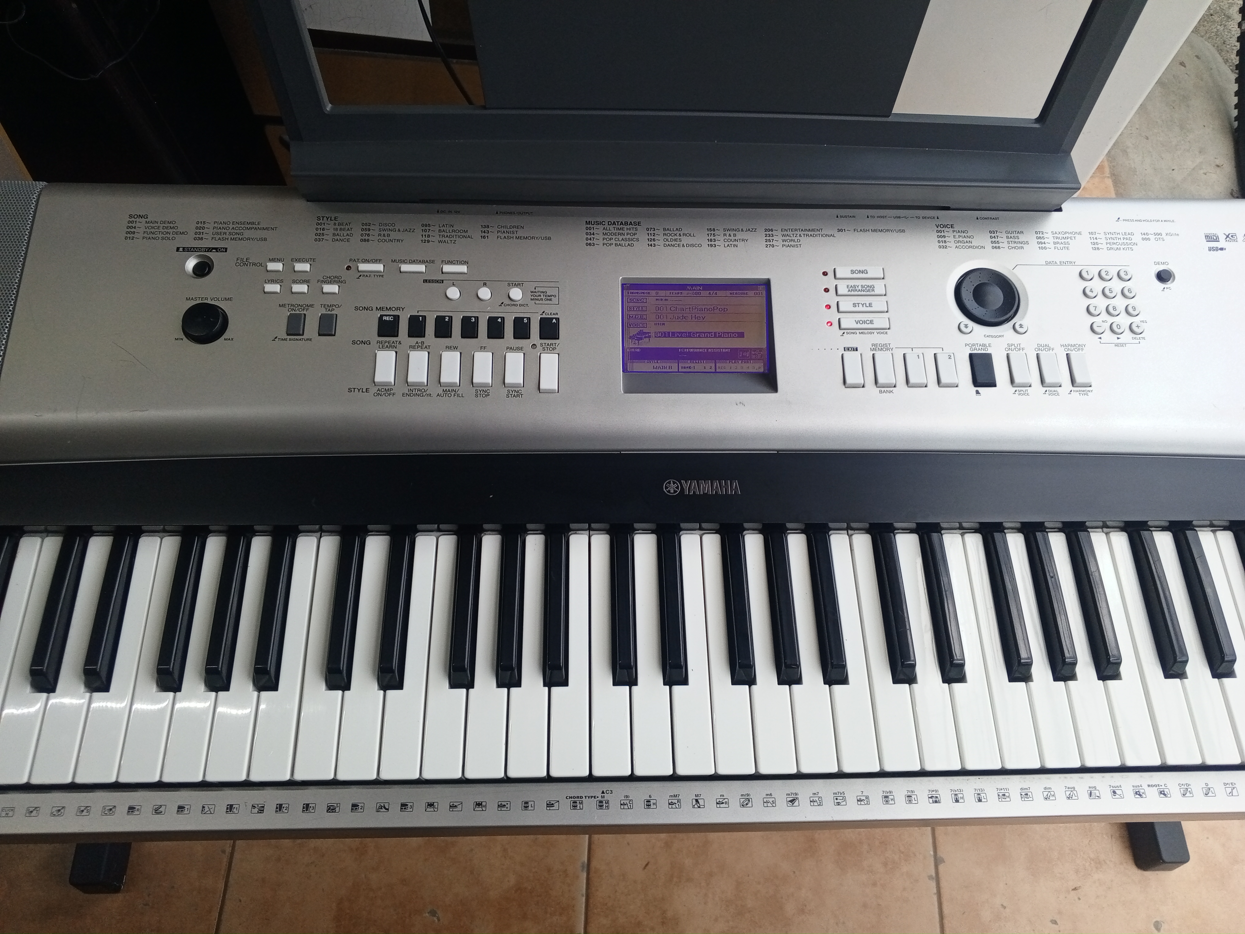 instrumentos musicales - piano YAMAHA YPG-505 2