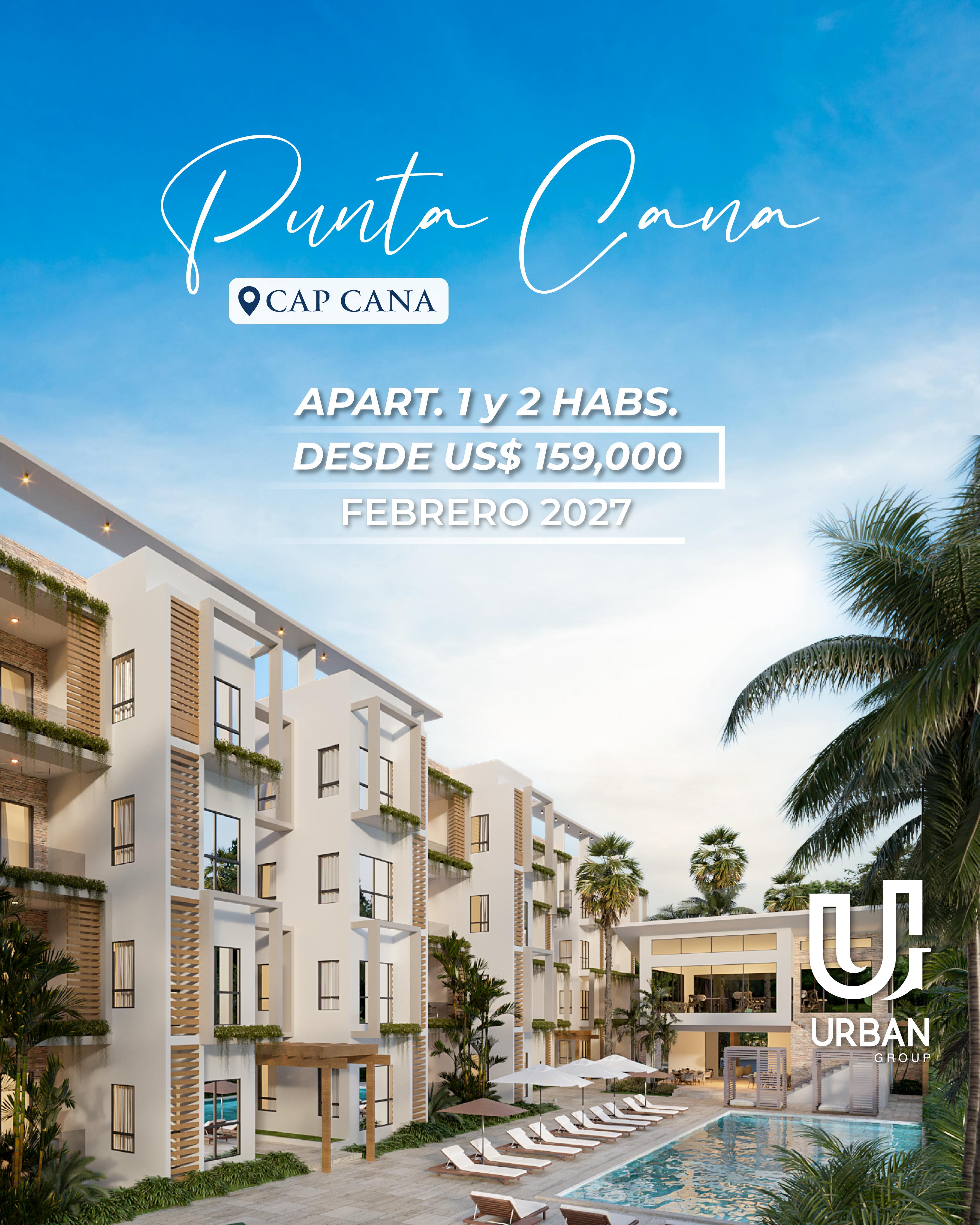 apartamentos - Apartamentos en Cap Cana desde US$159000