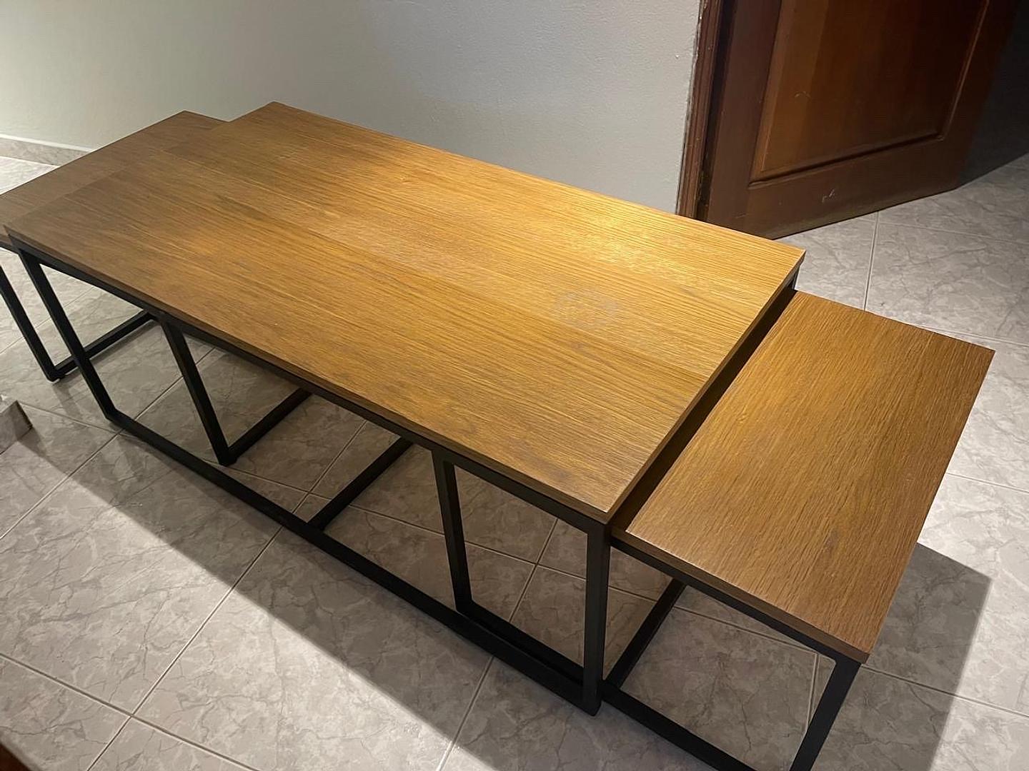 muebles y colchones - mesa de centro oferta