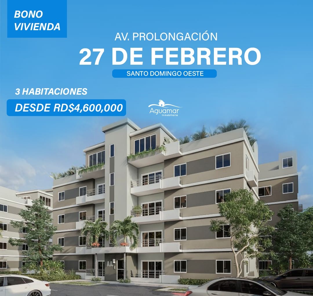 apartamentos - Proyectos de apartamentos en Prolongación 27 de Febrero 2