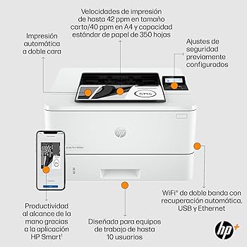 impresoras y scanners - IMPRESORA LASER HP LASERJET PRO 4003DW, UP TO 40PP 0