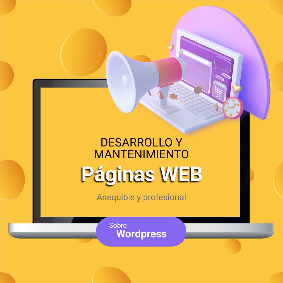 servicios profesionales - Diseño y mantenimiento de Páginas Web 