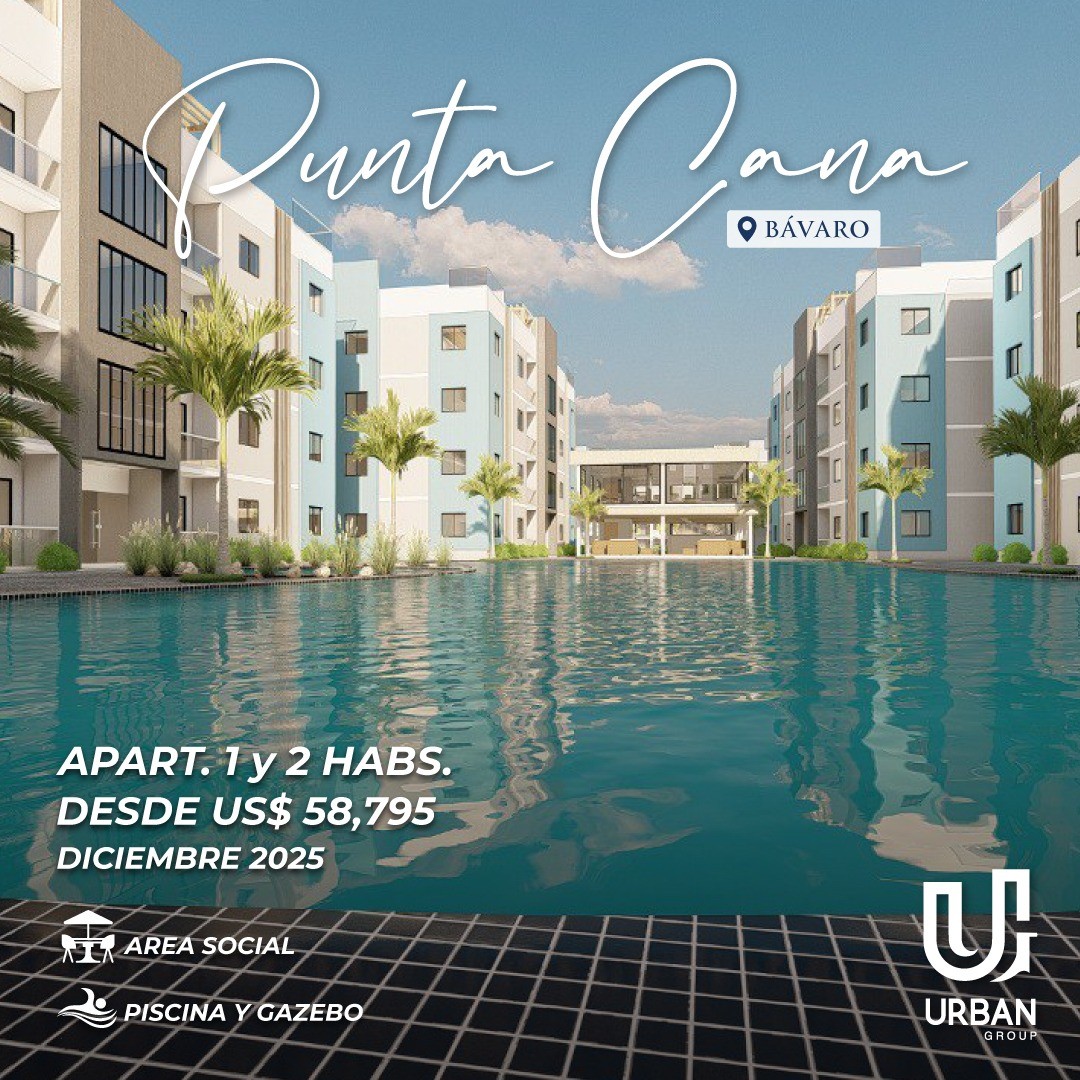 apartamentos - Apartamentos de 1 y 2 Habitaciones desde US$58,795 En Punta Cana 3