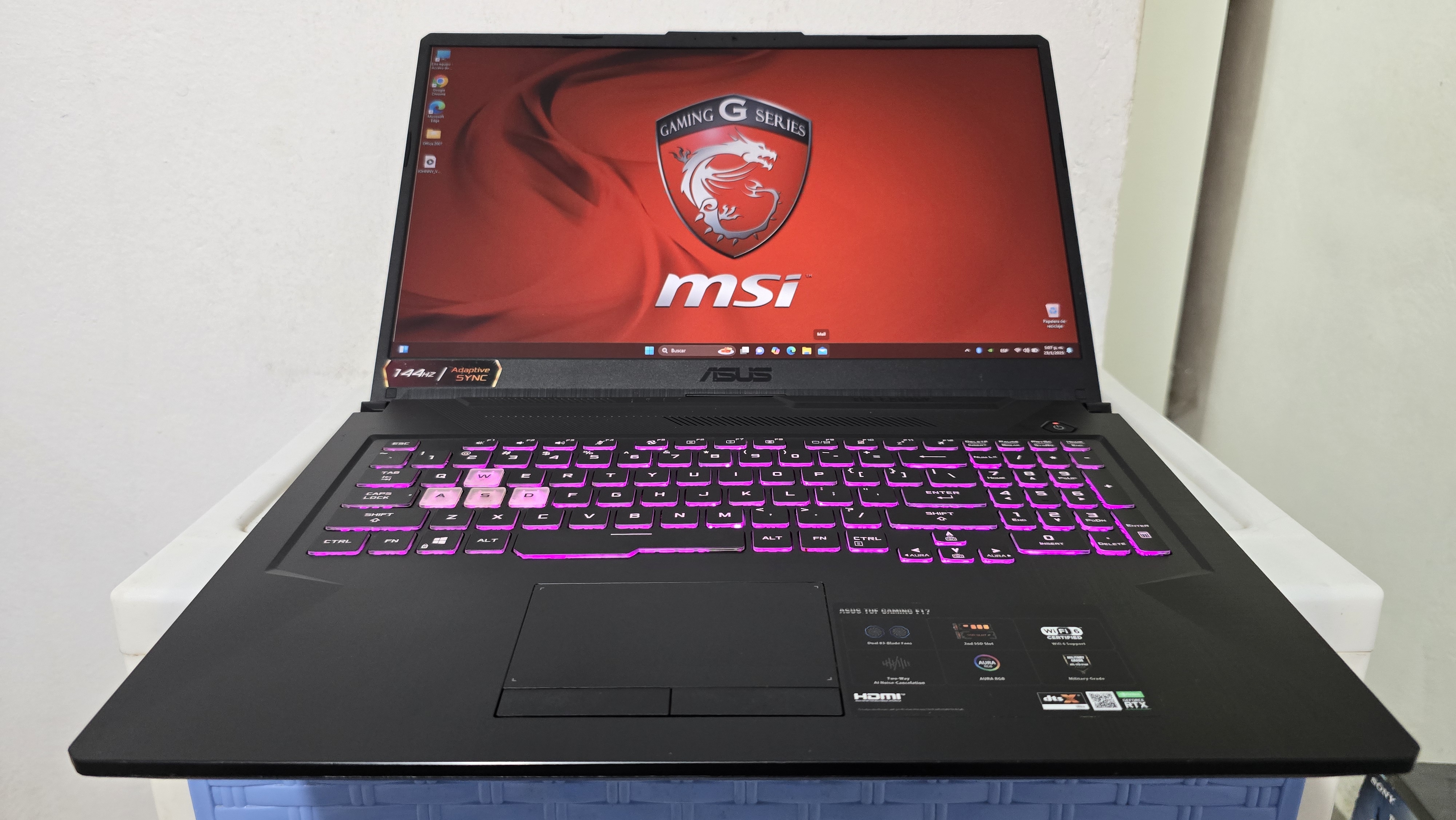 computadoras y laptops - asus Gamer 17.3 Pulg Core i5 11va Gen Ram 16gb Disco 512gb Nvidea Rtx 3050Ti 4gb