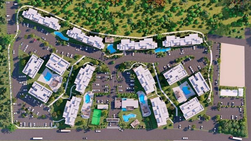 apartamentos - Proyecto en venta Punta Cana #24-1032 un dormitorio, casa club, ciclovias, pisc
 5