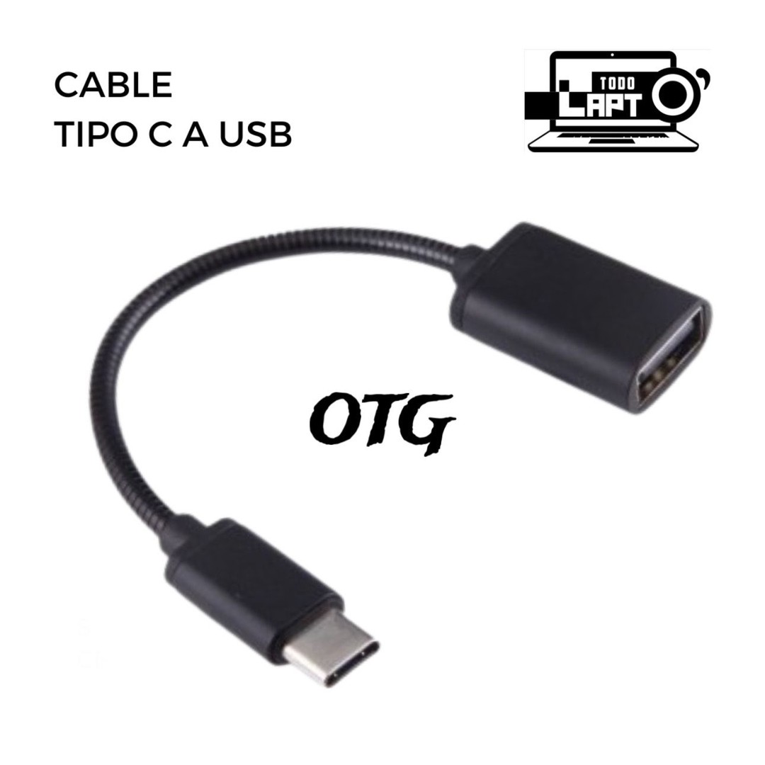 accesorios para electronica - CABLE ADAPTADOR OTG TIPO C LARGO