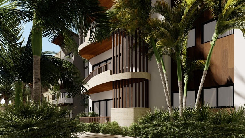 apartamentos - Proyecto en venta Punta Cana #23-1411 un dormitorio, balcón, piscina.
