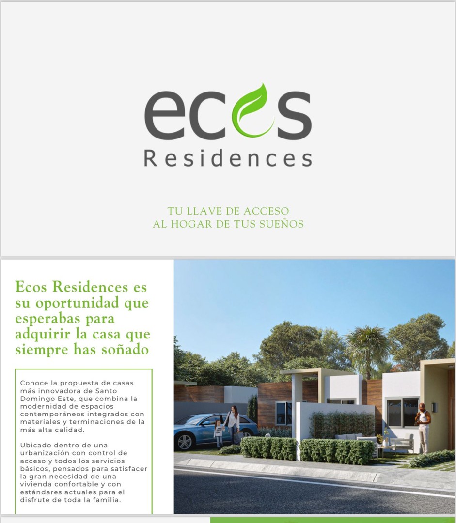 casas - Proyecto de Casas en Venta en la Avenida Ecológica, Santo Domingo Este