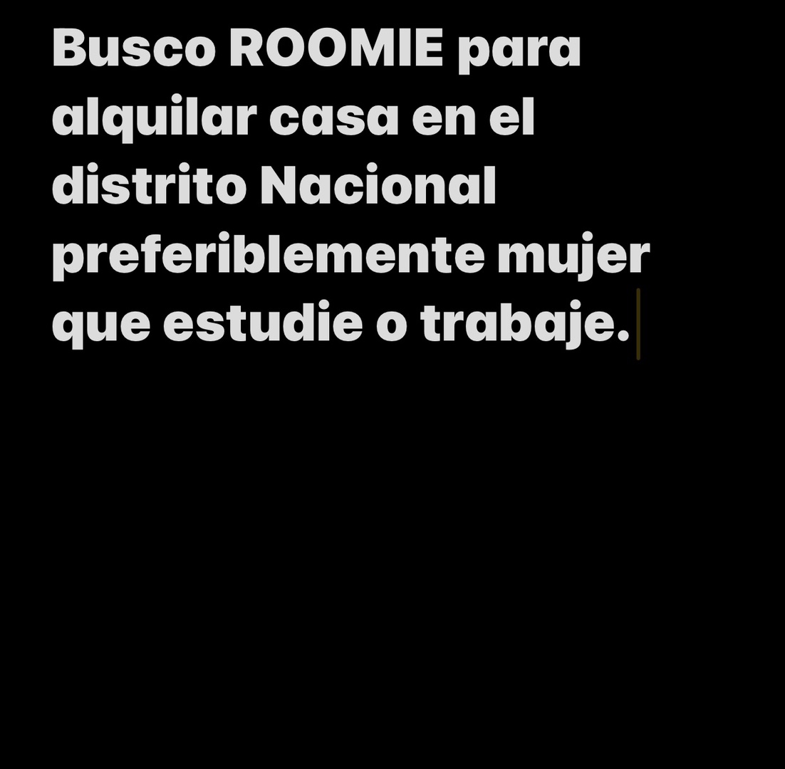 Corotos | Busco ROOMIE preferiblemente mujer