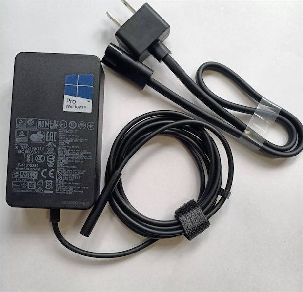 computadoras y laptops -  65W AC Charger Adapter for Microsoft Surface Pro 4/5/6/7/8/9 Book 1706 1800 New 2