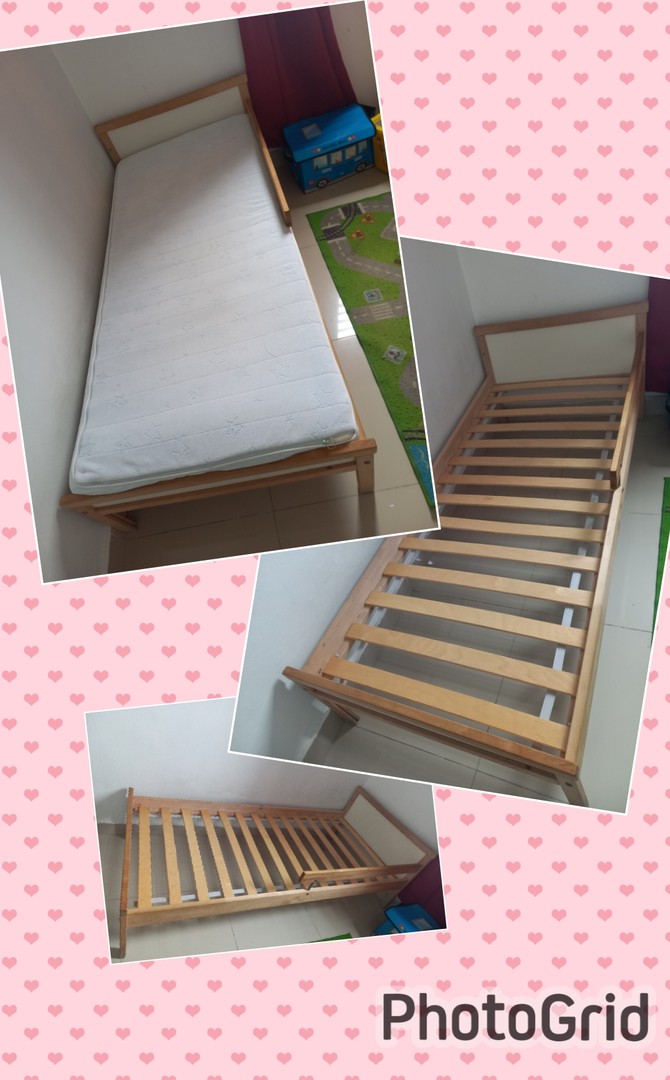 muebles - Cama toddler ikea, incluye colchon 1