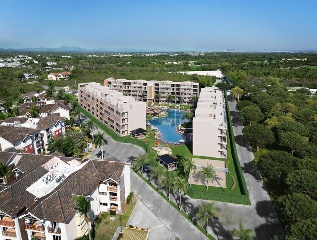 apartamentos - Proyecto en venta Punta Cana  #24-1706 un dormitorio, balcón, terraza, vista.
 6
