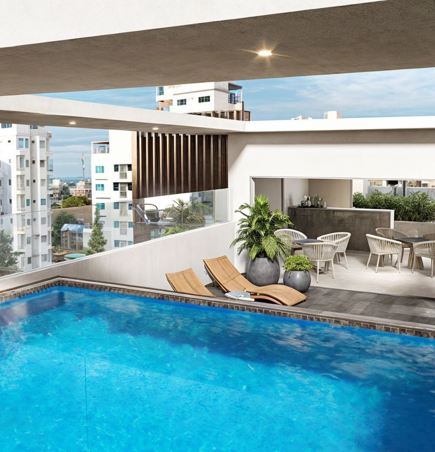 apartamentos - Apartamento en venta en Cacicazgos con Terraza