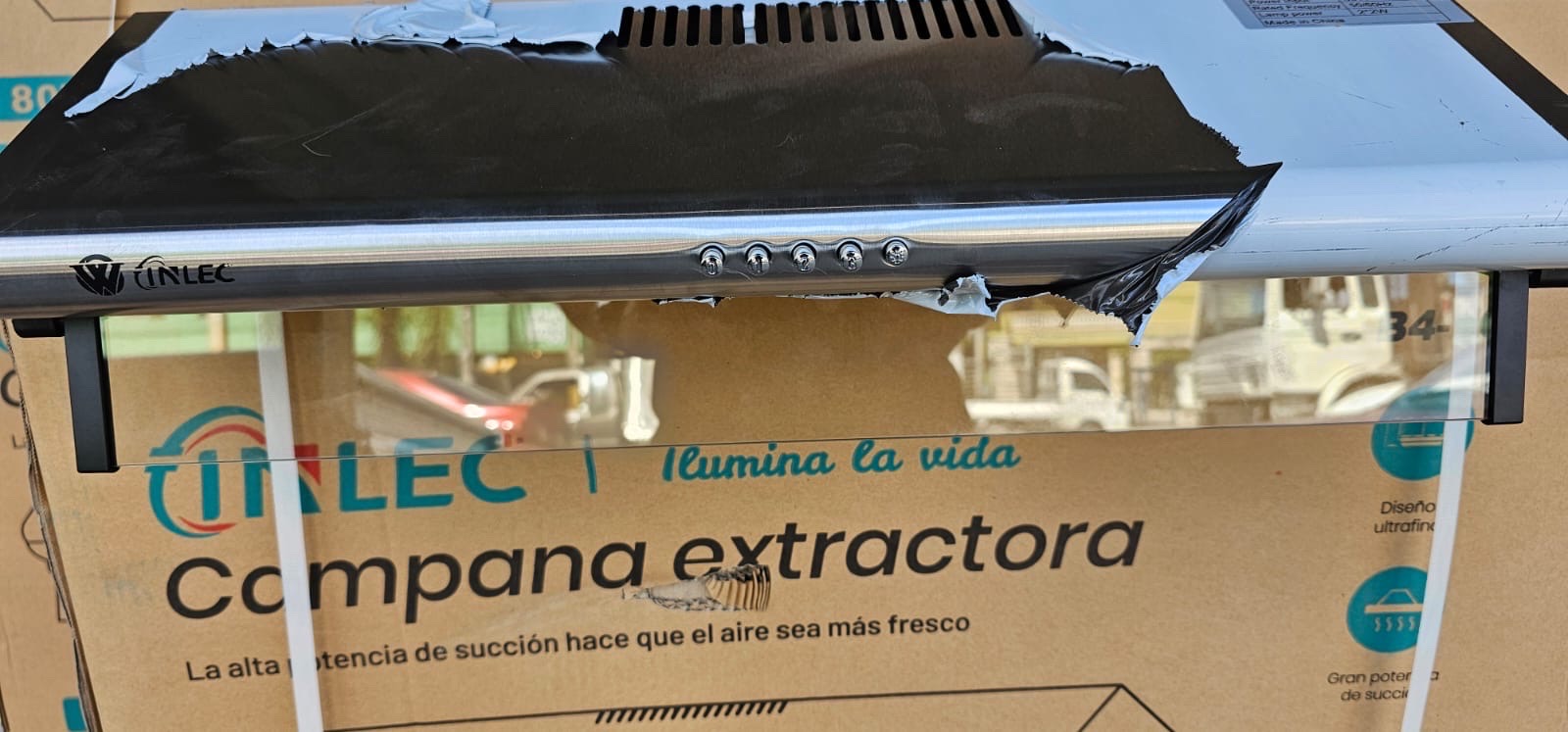 cocina - extractor de Grasa INLEC 24’’ ***Nuevo***Dispon en tienda 🏬 
envío 🚚 costo 💲 