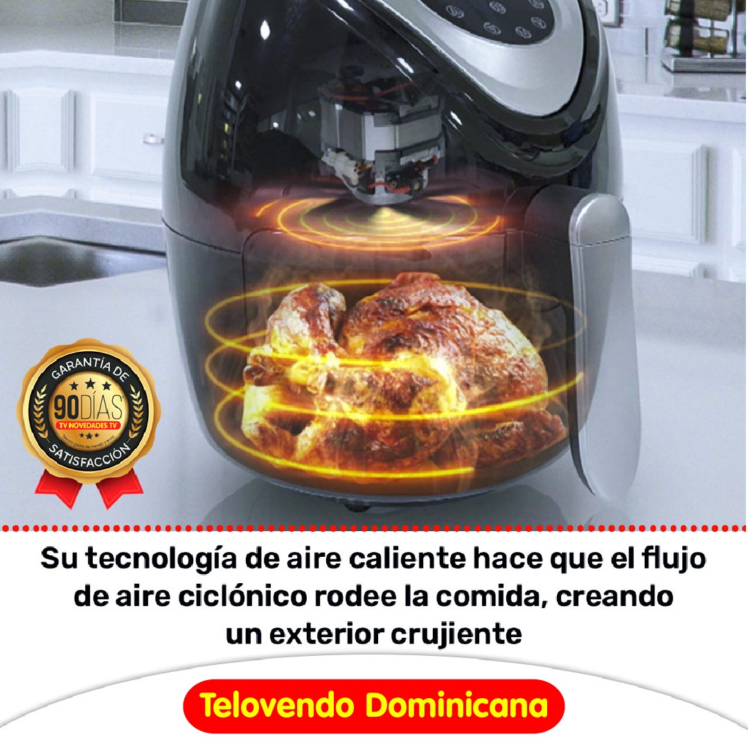 electrodomesticos - FREIDORA DE AIRE CON PANEL DIGITAL MULTIFUNCIONES PARA COCINAR SALUDABLE 2