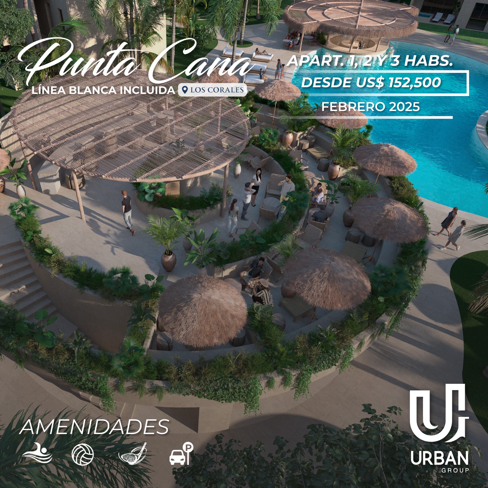 casas vacacionales y villas - Apartamentos & Villas a metros de Playa Punta Cana 2