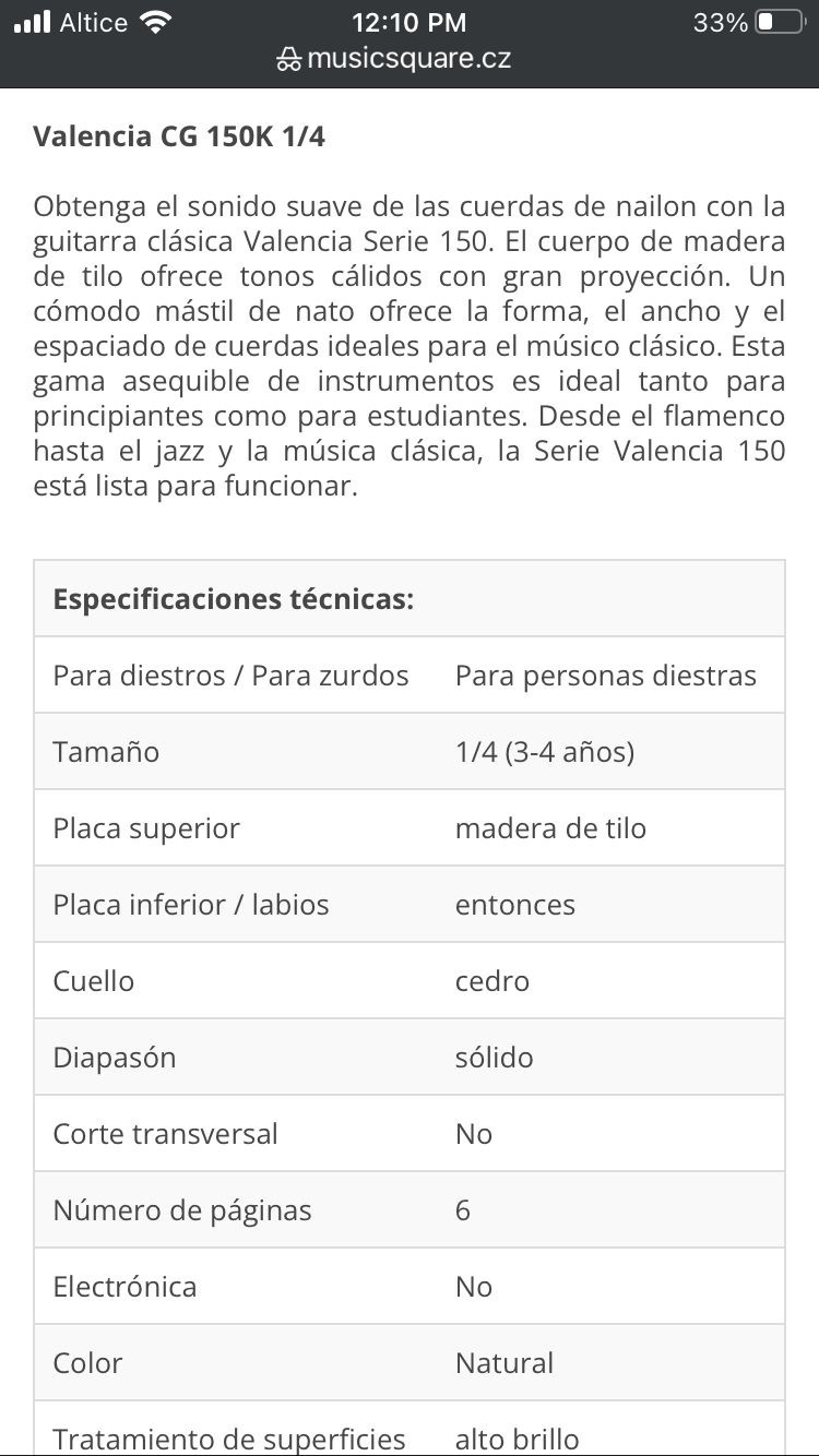 instrumentos musicales - vendo guitarra acústica marca “valencia CG 150k” precio 5,000 pesos 4