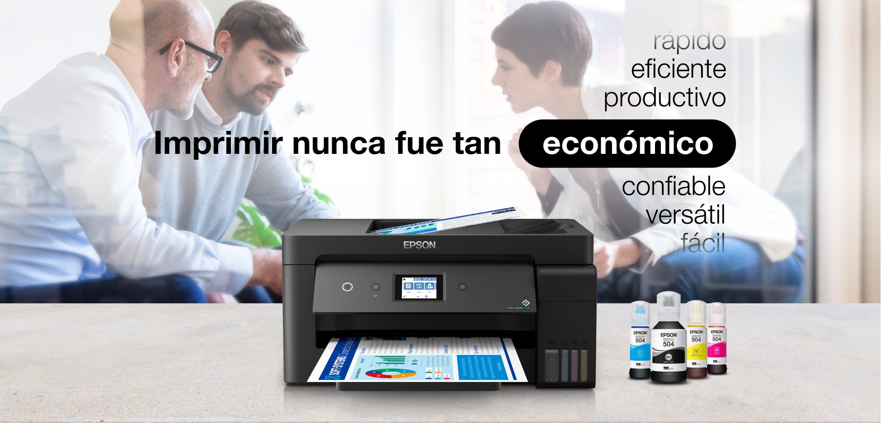 impresoras y scanners -  EPSON ECOTANK L14150  MULTIFUNCIONAL, bBOTELLA DE TINTA, A3+ IMPRESIÓN 11 X 17