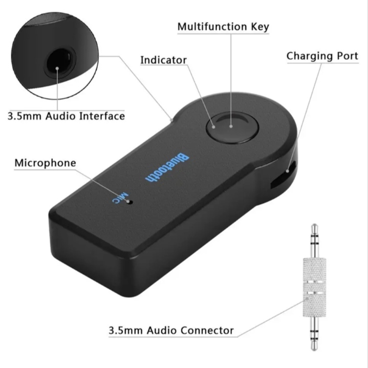 accesorios para electronica - receptor Bluetooth aux 3