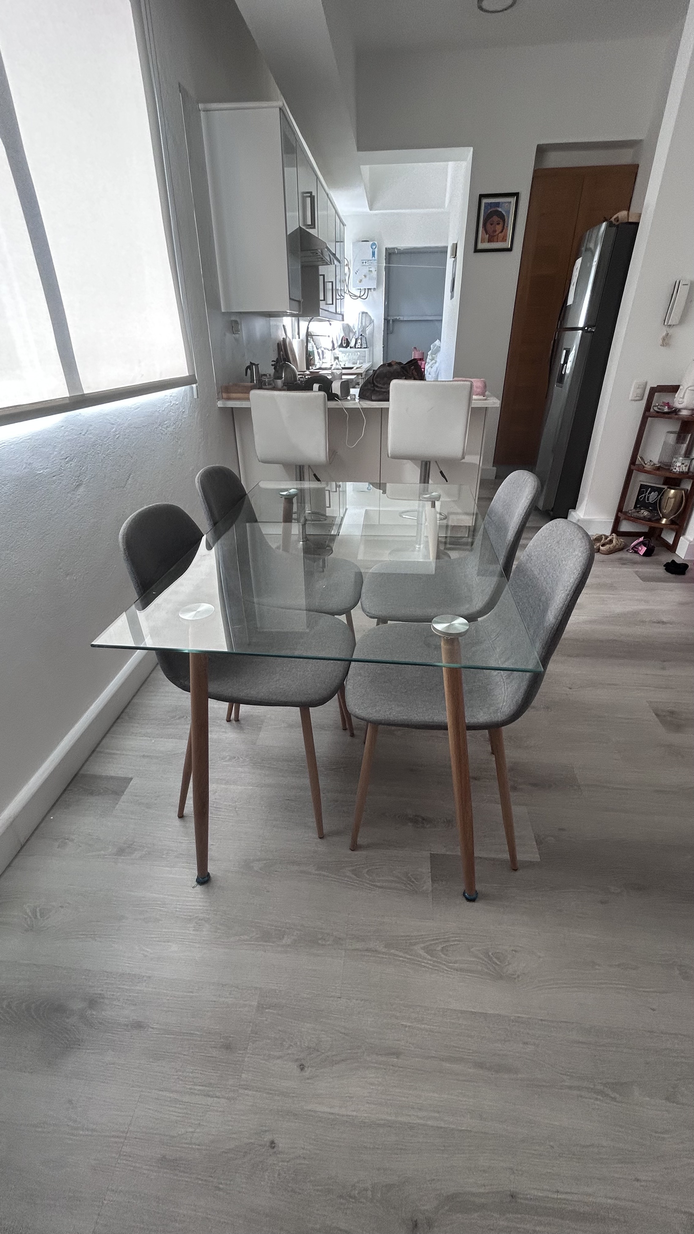 muebles y colchones - Comedor Con 4 Sillas 2