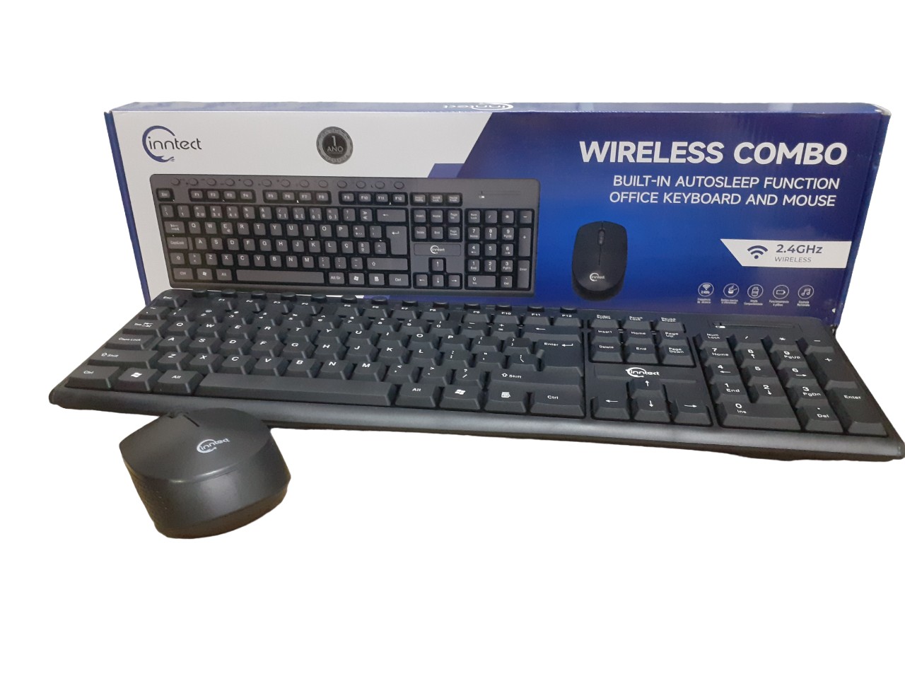 otros electronicos - Combo de teclado inalambrico 2.4ghz inntect