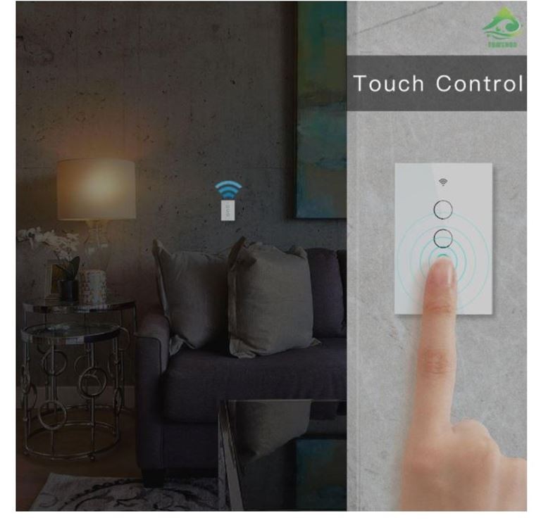 otros electronicos - Interruptor WIFI 3 canales, contecta con Alexa y Google Home 3