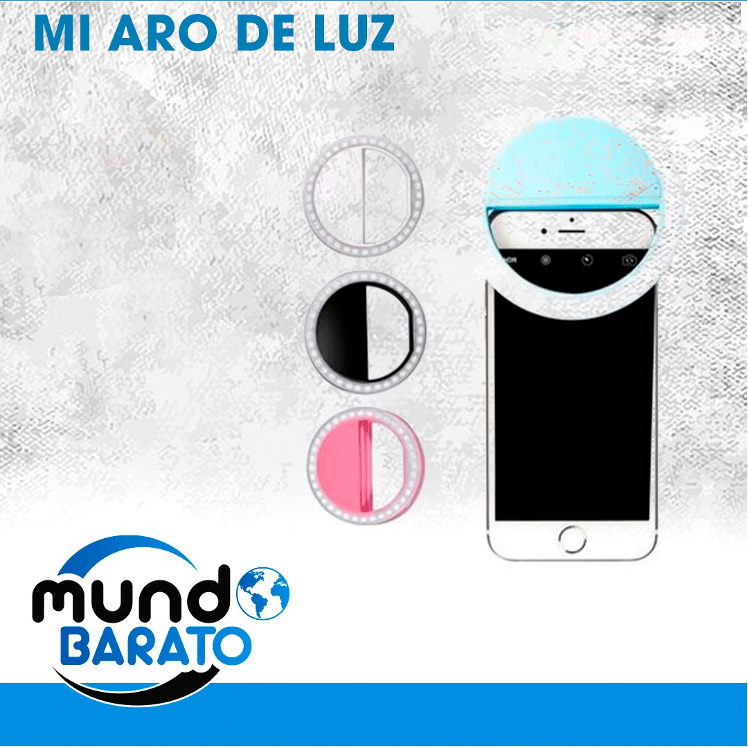 accesorios para electronica - Anillo Aro De Luz  Selfie Led Recargable para Celular 0