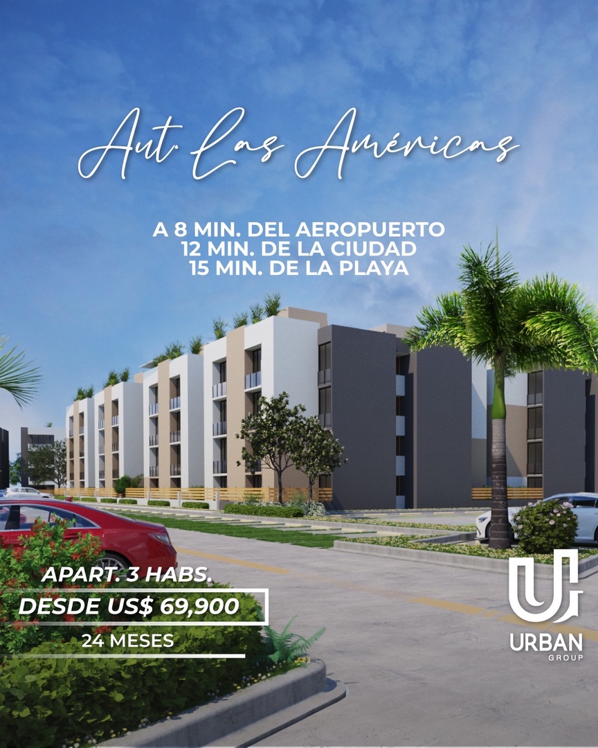 apartamentos - Proyectos de apartamentos a pocos mint del aeropuerto SDQ, 15 mint de la playa  6